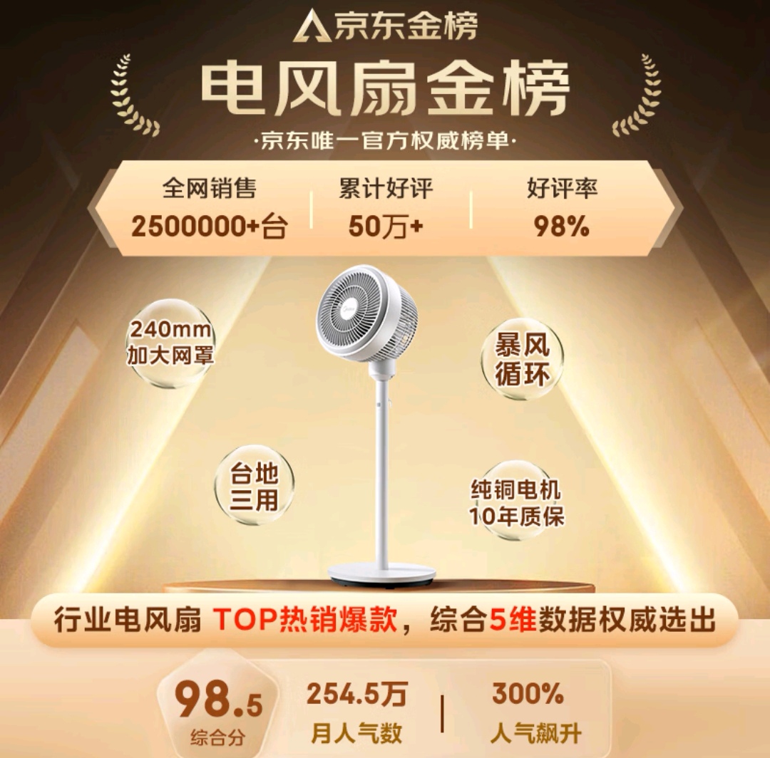 风扇前十品牌/京东电风扇前十品牌-第3张图片